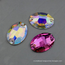 Oval Shape Ab Loose Crystal Stones for Clothing Sewing